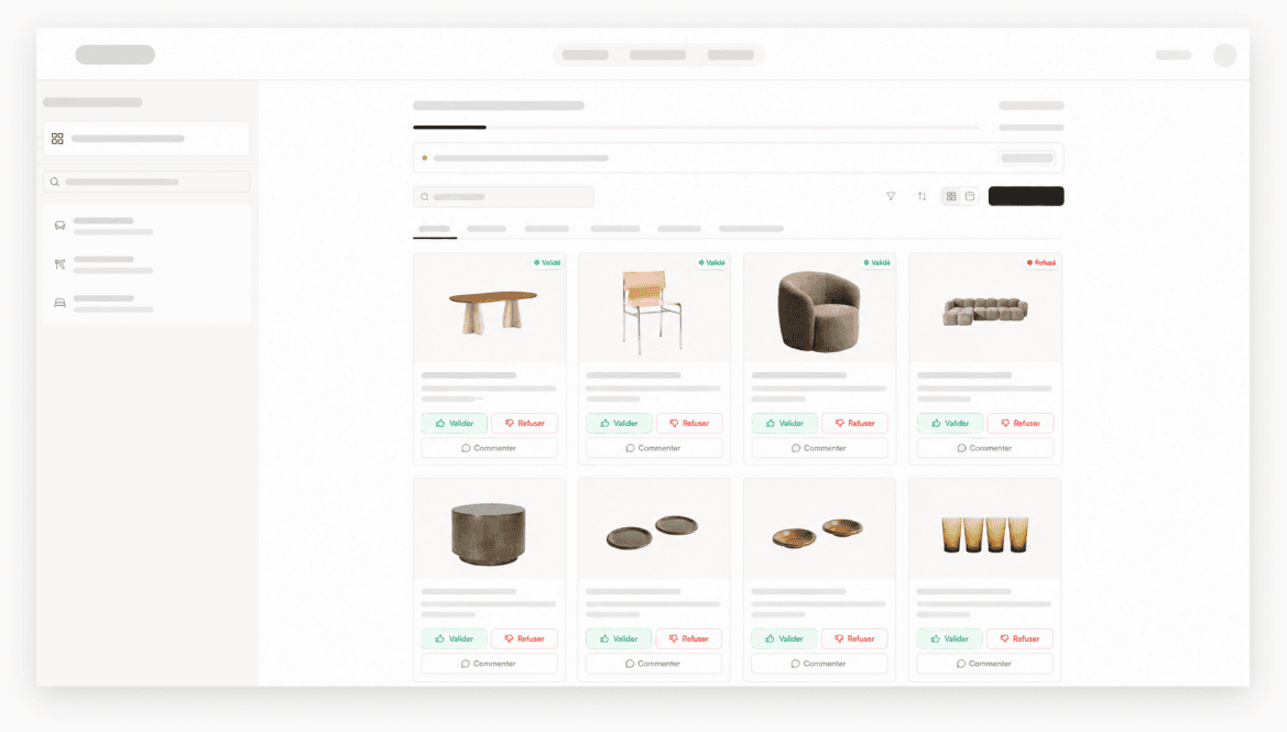 Interface client